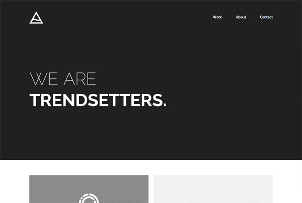 minimalistic web design